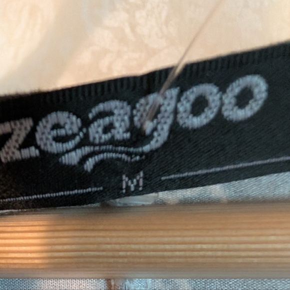 Zeagoo Black & White‎ Skull Dress Sz. Medium - Picture 7 of 13